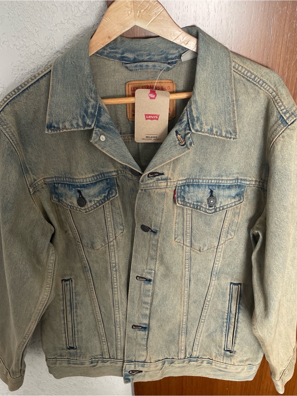 Levi's Men's Faded Light Blue Denim Jacket